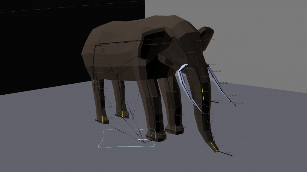 Elephant lowpoly preview image 2